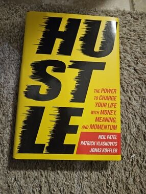 HUSTLE by Neil Patel - Bright Yellow Cover